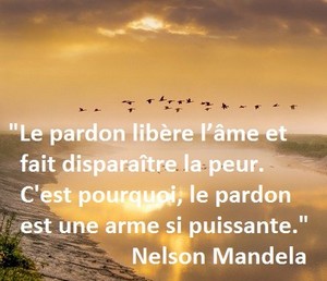 Le Pardon libère l'âme.